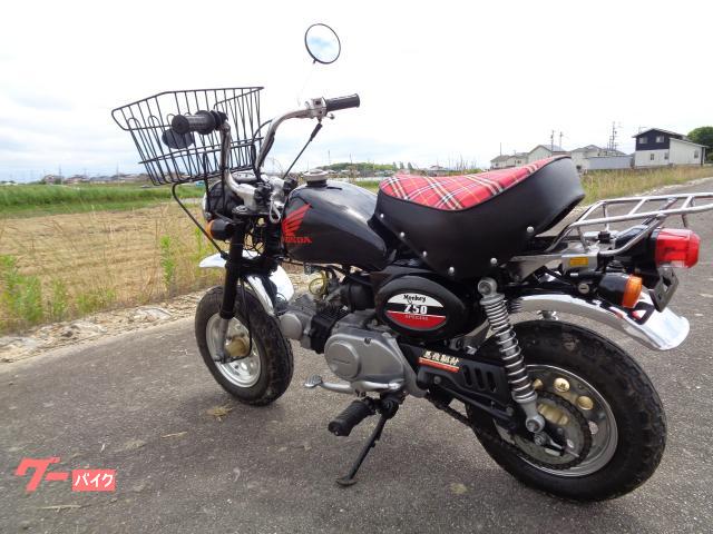 ホンダ モンキー Z50J 5Lタンク 遠心3速 オプション前カゴ 黒