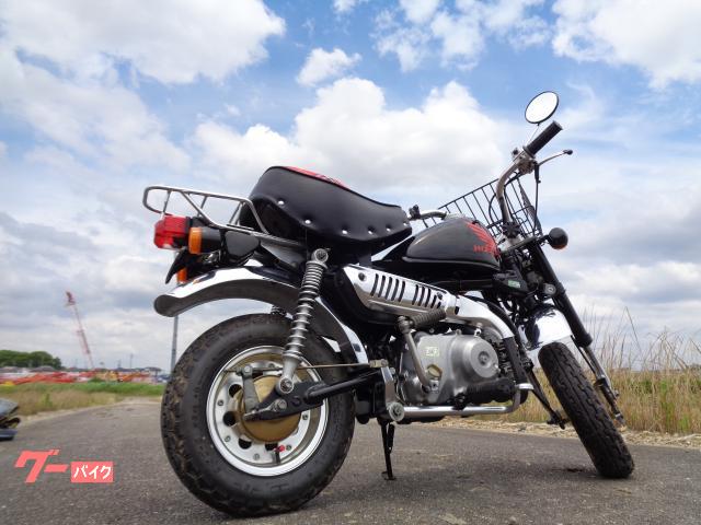 ホンダ モンキー Z50J 5Lタンク 遠心3速 オプション前カゴ 黒
