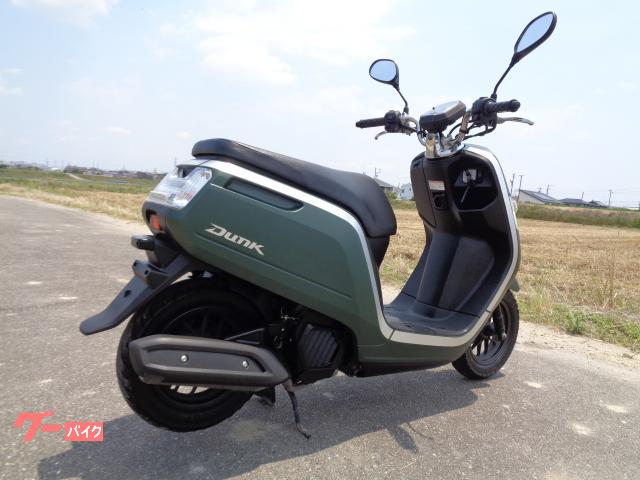 ホンダ ダンク 2016年モデル シート生地貼り替え 艶消し深緑