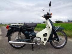 ホンダ　スーパーカブＣ５０カスタム　濃緑メタリック　セル付き　キャブ