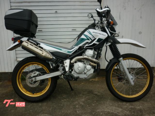 セロー２５０　ハンドガード　パワーボックスエキゾースト　リヤボックス