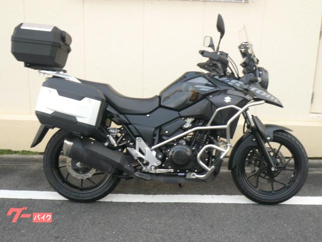 Ｖ−ストローム２５０　　ＤＳ１１Ａ型　２０１７年　純正パニアケース３点　ＥＴＣ車載器　大型バンパー