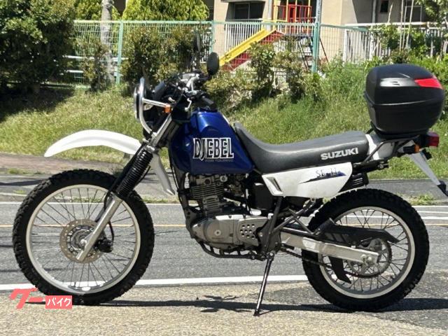 スズキ　ジェベル200  整備済み！ スズキ ジェベル200 キック付きエンジン ナックルガード リヤ