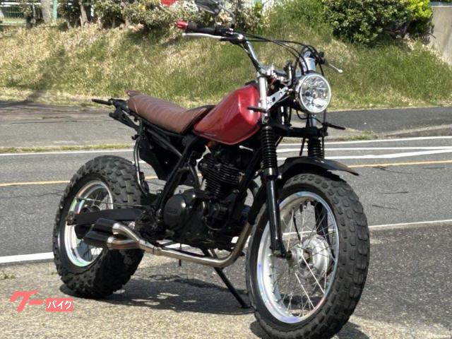 ヤマハ TW200 スカチューン セル付き ヤマハのTW200 2JLだけどセル付の