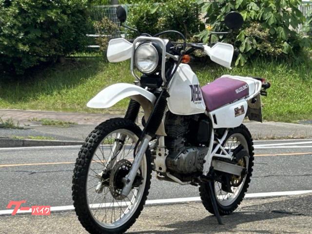 スズキ ジェベル200 キック付きエンジン ナックルガード リヤ