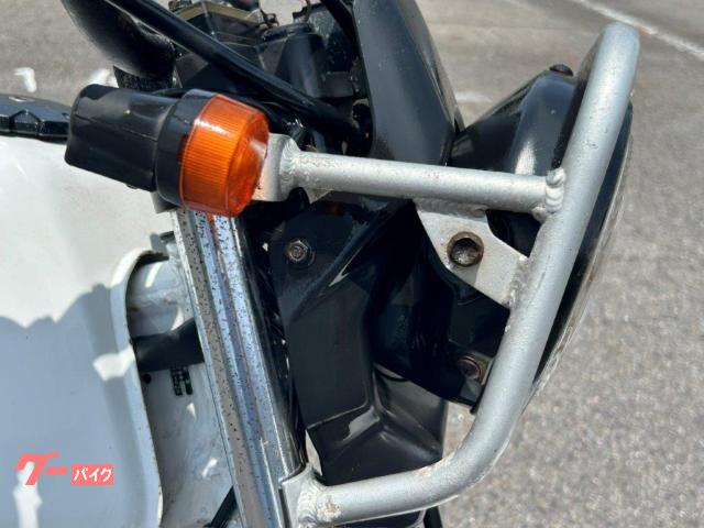 スズキ ジェベル200 キック付きエンジン ナックルガード リヤ