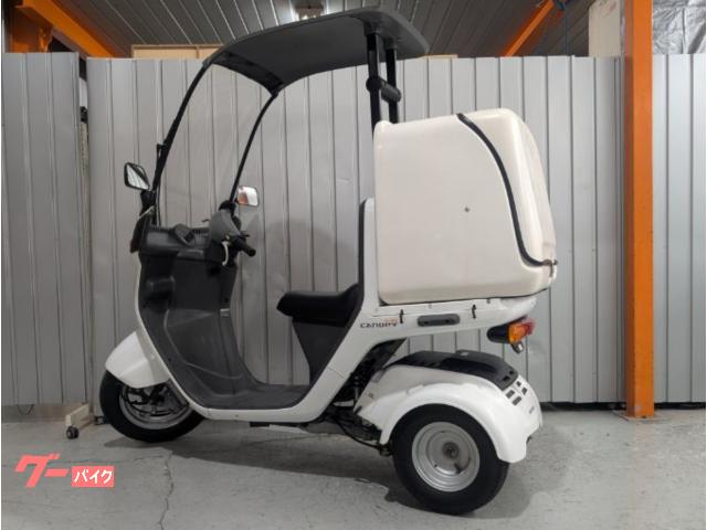 ホンダ ジャイロキャノピー TA03 後期モデル T'sリヤボックス付き ホンダ ジャイロキャノピー TA03 社外リヤボックス（純正風タイプ