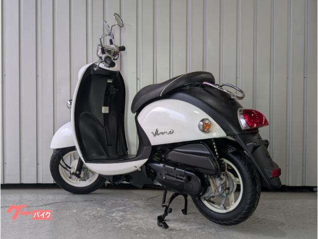 【売約済】実働 BT新品 ヤマハ SA37J ビーノ 4スト原付 インジェクションバイク スクーター 人気色トリコロールカラー ヤマハ ビーノ SA37J サイドスタンド付｜Kバイク｜新車・中古