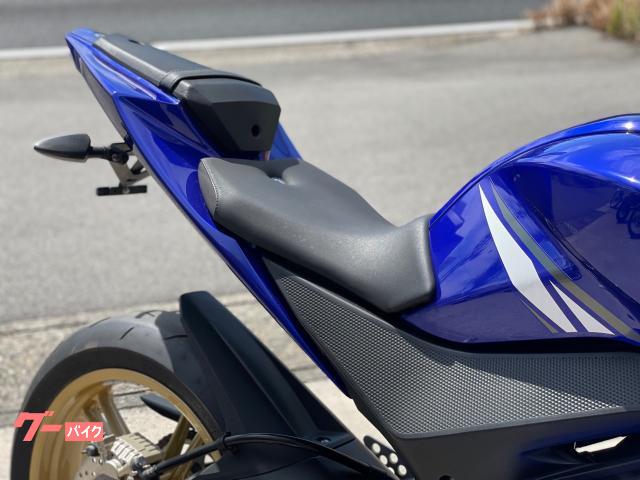 ヤマハ ＹＺＦ－Ｒ１２５ アクラポマフラー装着 ブルー／ホワイト