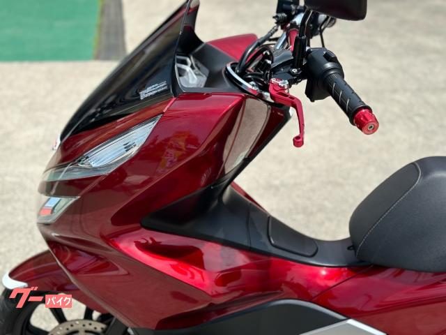 ホンダ ＰＣＸ１２５ ＡＢＳ ＪＦ８１ スマートキー２本有り トップボックス 左右カスタムレバー ガラス系コーティング済み｜ホンダ 販売カニエ｜新車・中古バイクなら【グーバイク】