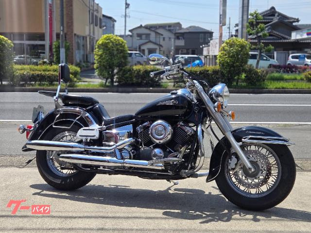ドラッグスター４００クラシック　ガエンジンガード　バックレスト　サドルバックステー　カスタムシート　ラス系コーティング済み