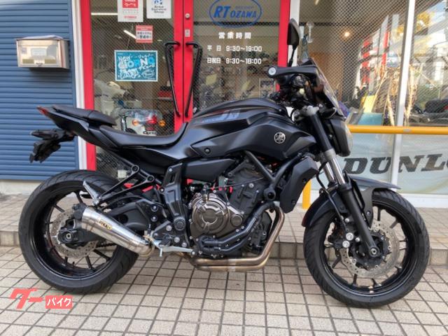 ヤマハ MT－07 SP忠男マフラー ローダウン仕様 ETC付き