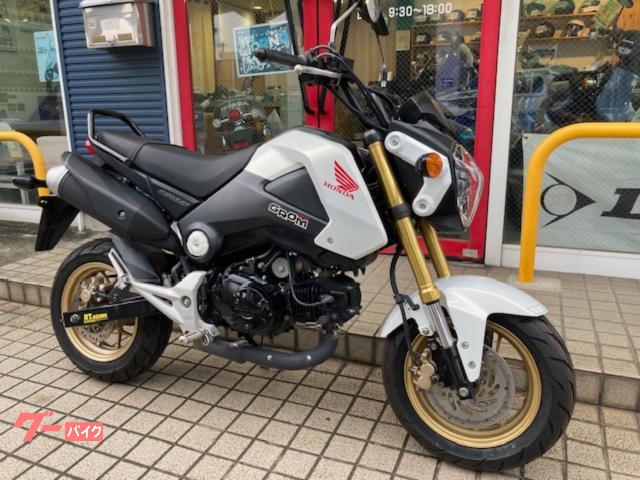 グロム 前後タイヤ新品 タンデムバー付き