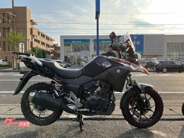 Ｖ−ストローム２５０　純正パニアセット　社外レバー