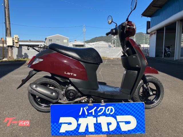 レッツ　空冷４サイクルＦＩエンジン／セルスターター装備／キックスターター装備／シート下収納スペース有ります。
