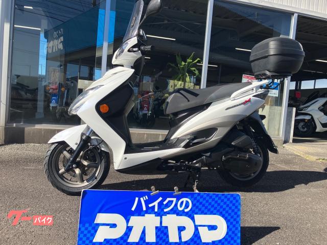 シグナスＸ　ＳＲ　４サイクル４バルブＦＩエンジン／リヤーボックス装着済み