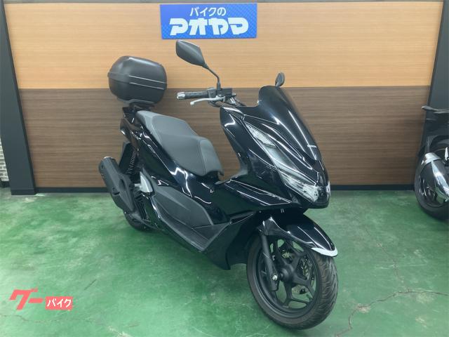 ホンダ PCX ポセイドンブラックメタリック リアBOX付き｜バイク