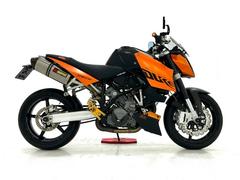ＫＴＭ　９９０スーパーデューク　１１１７４Ｃ０００４　ＵＳＢ・バックステップ・アクラポヴィッチ製マフラー・エンジンスライダー付