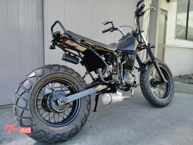 ヤマハ TW225E ロンスイカスタム ブラック全塗｜ガーベッジ