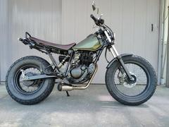 ヤマハ　ＴＷ２２５Ｅ　ダークグリーン　フルカスタム　スパトラ