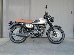 カワサキ　Ｗ１７５　シルバー　改良キャブレター