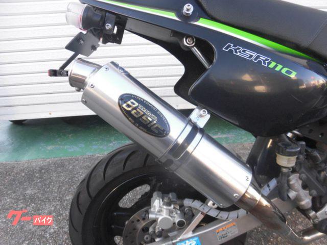 カワサキ KSR110マニュアルチェンジ仕様．タケガワ．フルエキ