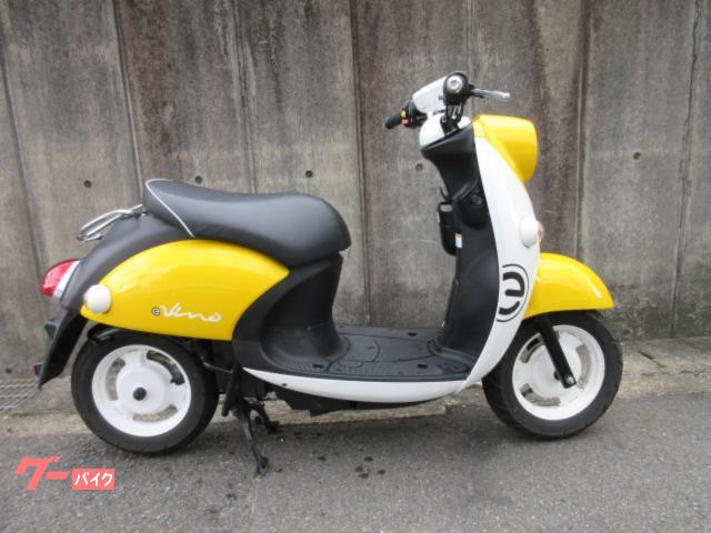 Ｅ−ビーノ　２０２１年モデル　イエロー　電動スクーター　キーシャッター