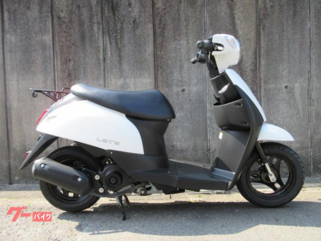 レッツ　２０１８年モデル　ホワイト　キーシャッター　４サイクルインジェクション　ＳＥＰエンジン