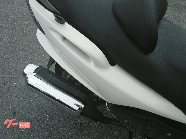 ヤマハ マジェスティ１２５　ＦＩ車　ハンドル改　クリアウインカー改　ホワイトの画像（愛知県