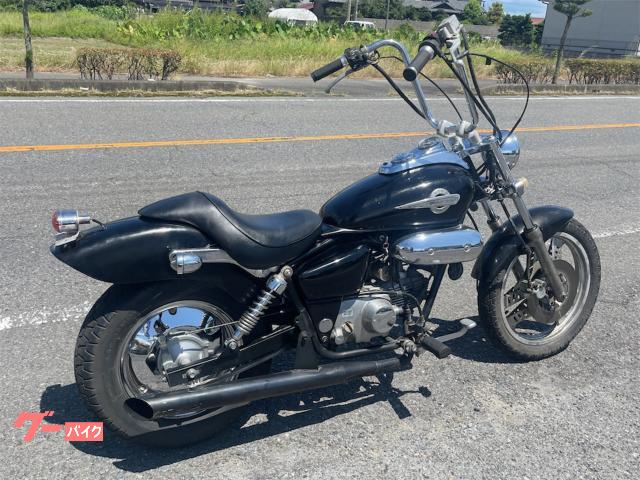 ホンダ ＭＡＧＮＡ　ＦＩＦＴＹ　後期型　ＵＰハンドル　スラッシュカットマフラー　リアテール改の画像（愛知県