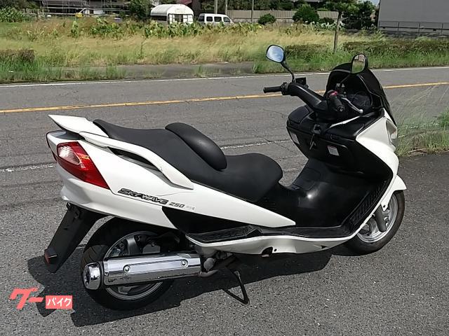 スズキ スカイウェイブ２５０　ＣＪ４３Ａ　ＦＩ車　ノーマル仕様　ホワイトの画像（愛知県