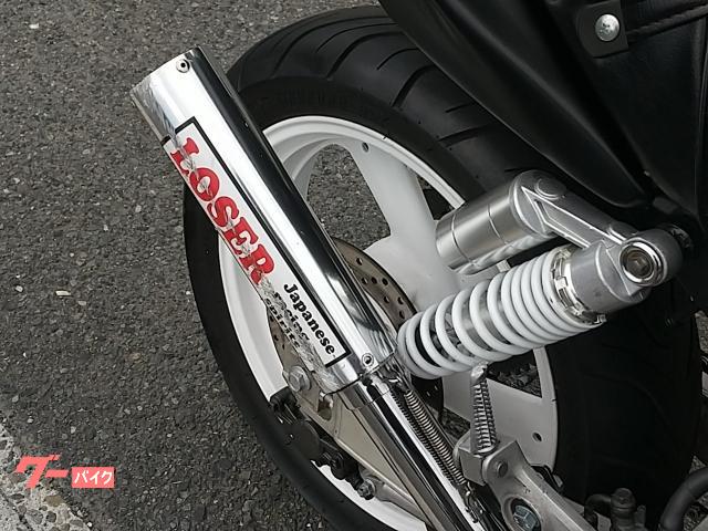 ヤマハ XJR400R 4HM ツッパリ羽根テール ルーザー管マフラー
