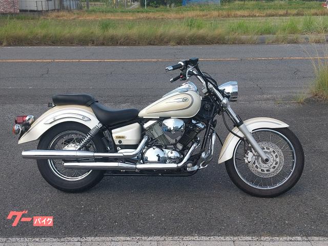 ドラッグスター２５０　ＶＧ０２Ｊ　２００６年　ニューパールホワイト　エンジンガード付き　オイル・プラグ交換　キャブＯＨ