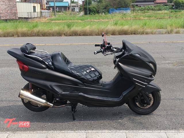 マジェスティＣ　ＳＧ０３Ｊ　エアロカスタム　スパトラマフラー　シート改　ミラー　グリップ等　カスタム多数　マットブラック