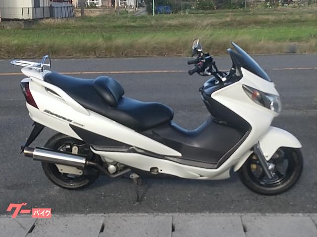 スカイウェイブ２５０　タイプＳ　ＦＩ車　ＣＪ４３Ａ　社外マフラー　リアキャリア付　オイル交換　プラグ交換済