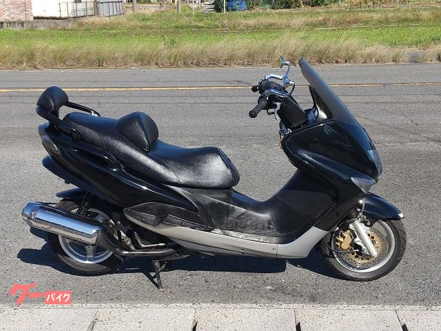 マジェスティ１２５　ＦＩ車　ノーマル　オイル交換　プラグ交換済　カスタムミラー　フラック