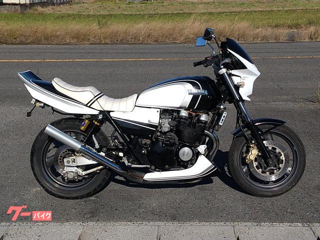 ＸＪＲ４００Ｒ　４ＨＭ　ツッパリテール　社外マフラー　ビキニカウル　ハンドル　ミラー　ウインカー　新品社外リアサス等　ＹＳＰカラー