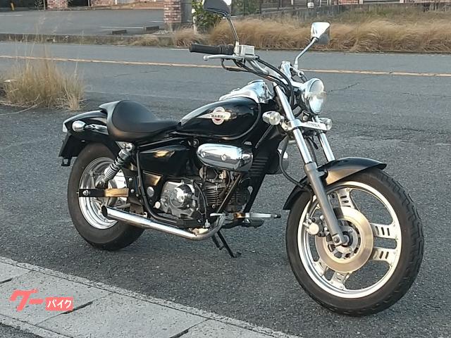 ホンダ MAGNA FIFTY スラッシュカットマフラー クリアレンズ