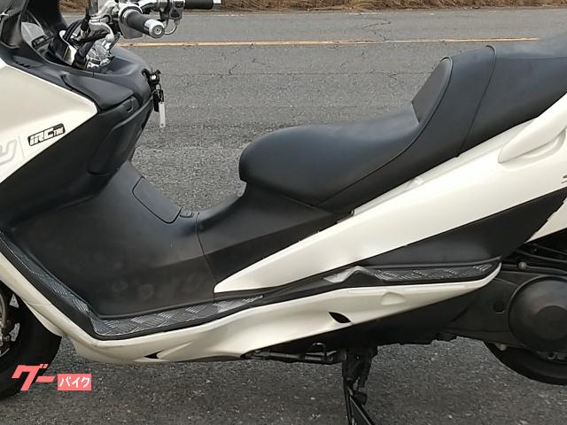 売却済 バイク スズキ スカイウェイブSS CJ43 マフラー、LED社外 ビッグスクーター スズキ スカイウェイブ250 SS CJ43A FI車 2本出し社外
