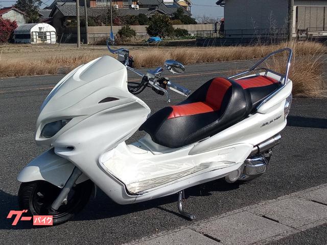 ヤマハ マジェスティC SG03J 社外マフラー フロントマスク