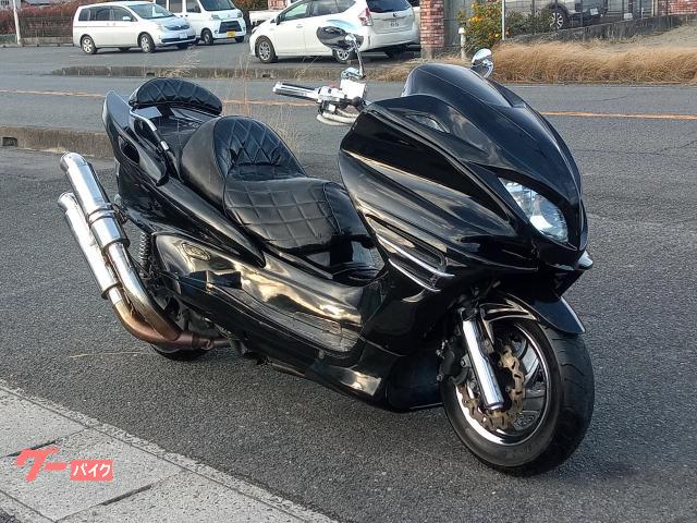 値下げ！！【YAMAHA マジェスティ】ブラック フルカスタム  外装、エアロ新品 LED ヤマハ マジェスティC フルカスタム マットブラック - WindSocks