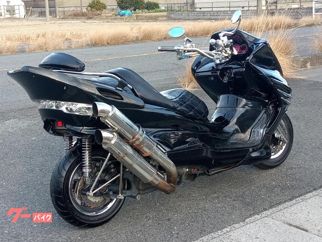 ヤマハマジェスティＣ  ローダウンカスタム　社外マフラー マジェスティ HMS ヤマハ マジェスティC バイクマフラー BA-SG03J 2002