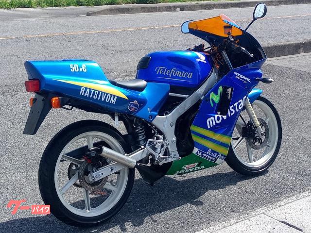 ホンダ NS－1 デュアル2灯ライトフルカウル モビスタカラー 2スト