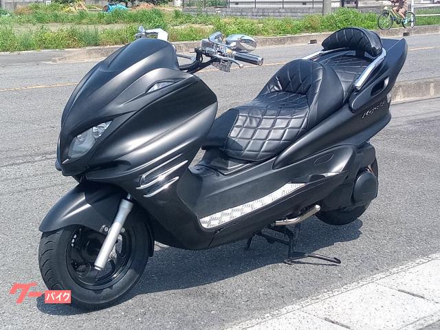 【YAMAHAマジェスティーc】SG03J オールマットブラック　大人カスタム　激渋 ヤマハ マジェスティC フルカスタム マットブラック - WindSocks