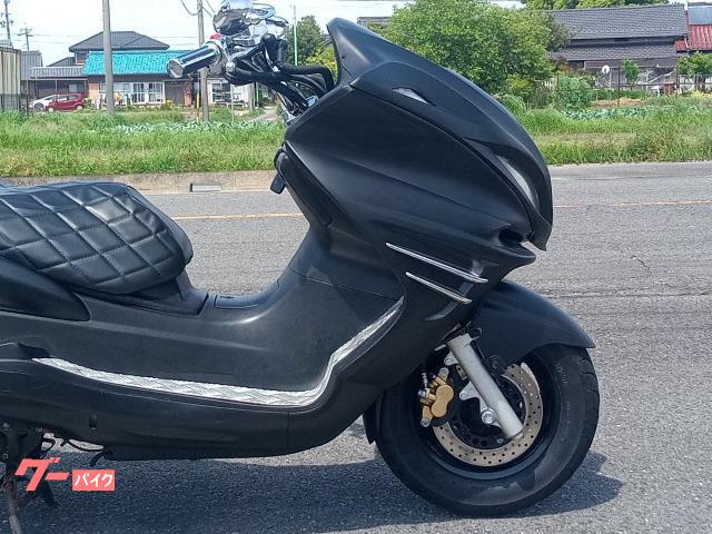 【YAMAHAマジェスティーc】SG03J オールマットブラック　大人カスタム　激渋 1/12 ヤマハ SG03J マジェスティ C '06 カスタムパーツ付き - AOSHIMA