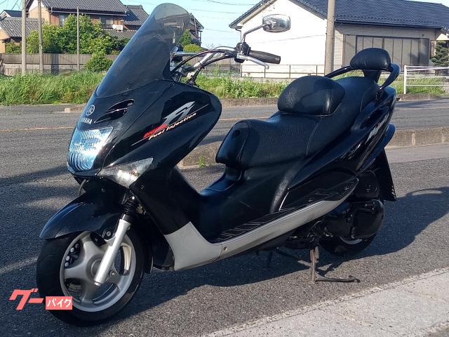 ヤマハ マジェスティ125 FI車 ハンドル改 社外ミラー ブラック ヤマハ マジェスティ125 FI車 ハンドル改 社外ミラー ブラック