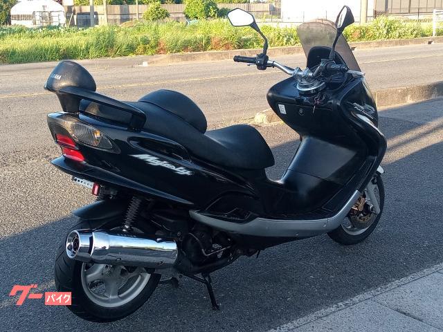 ヤマハ マジェスティ125 FI車 ハンドル改 ハンドルポスト オイル