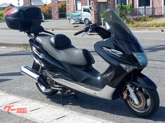 ヤマハ マジェスティ125 FI車 リアキャリアBOX付 カスタム