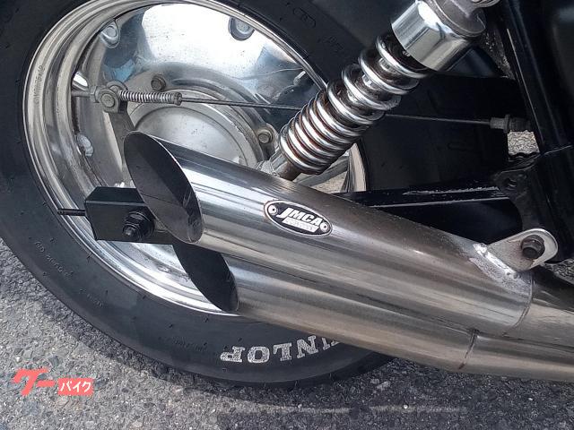 ホンダ MAGNA FIFTY 前後エスカルゴフェンダー改 2本出し