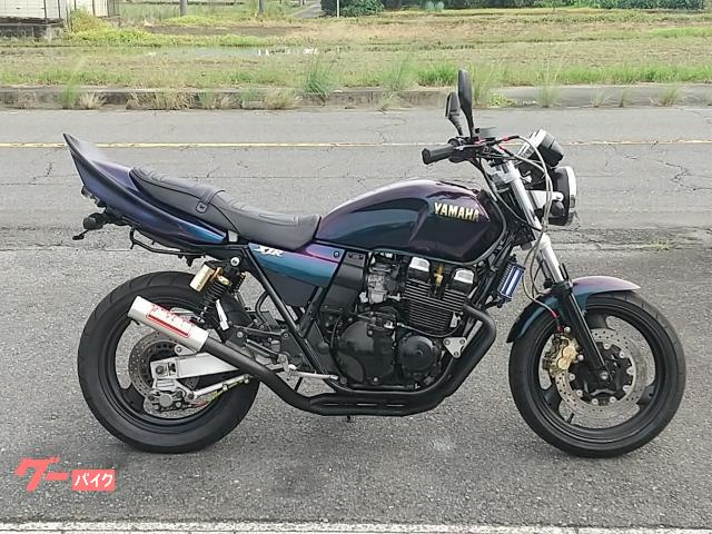 ＸＪＲ４００Ｒ　４ＨＭ　社外マフラー　ツッパリ羽根テール　タンデムバー　ハンドルなど　カスタム多数